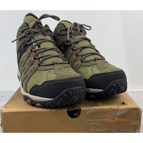 Merrell Other - Merrell Men's Accentor 3 Waterproof Mid Hiking Boots Olive Sz. 10 W(EE) New